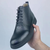 700 BOTTINE EN CUIR NOIR