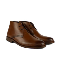 Z660 BOTTINE EN CUIR MARRON