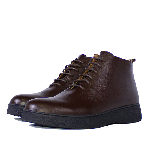 700 BOTTINE EN CUIR MARRON