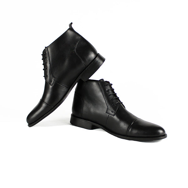 Z661 BOTTINE EN CUIR NOIR