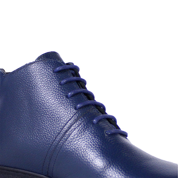 700 BOTTINE EN CUIR BLEU