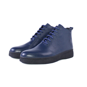 700 BOTTINE EN CUIR BLEU